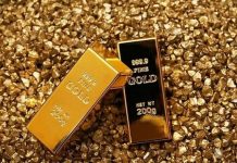 Vàng trượt giá từ đỉnh 2 tuần